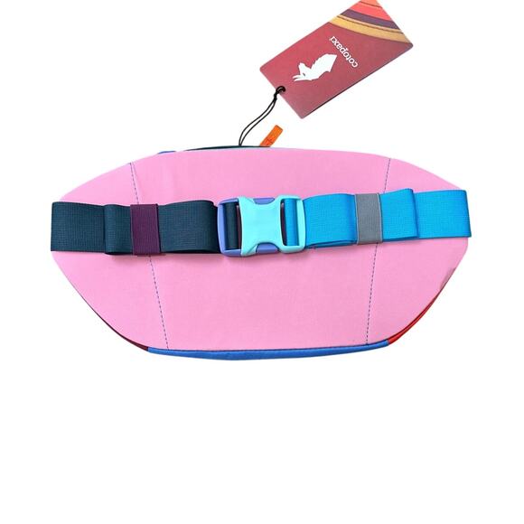 Cotopaxi Kapai 3L Hip Pack Belt Bag Multicolor Repurposed Fabric New NWT 35 - Picture 2 of 3